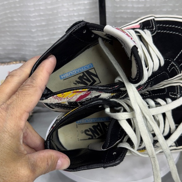 (S0) Vans Off the Wall Sk8 Unisex High-Top Sneakers,Sz 5.5 Women's, Size 4 Men's - Picture 10 of 10